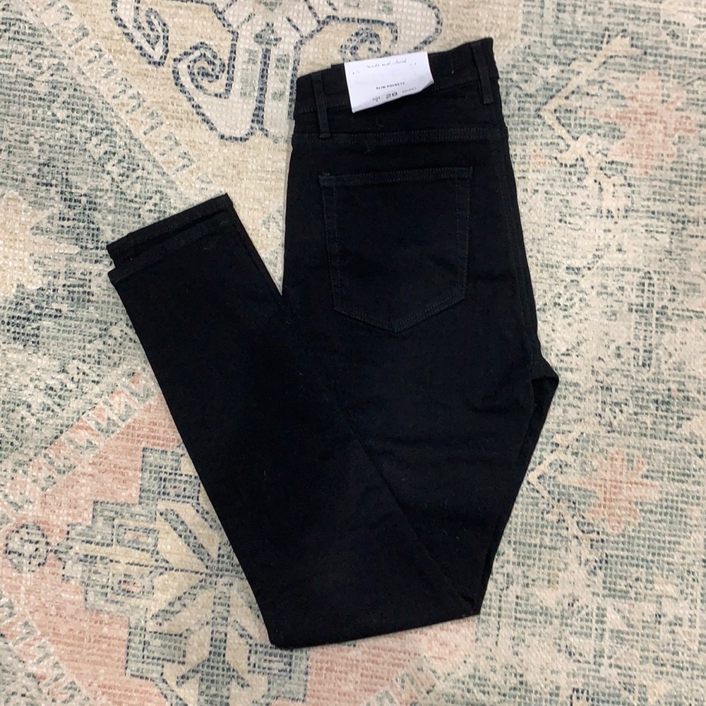 NWT Loft Black skinny jeans
